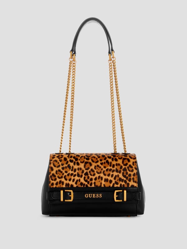 Sestri Leopard Convertible Crossbody GUESS Canada