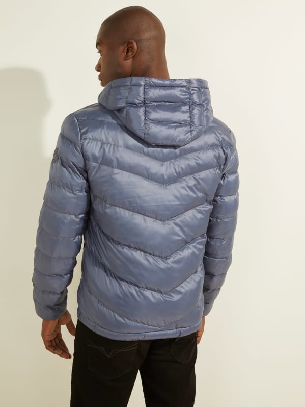Blue guess puffer coat 2025