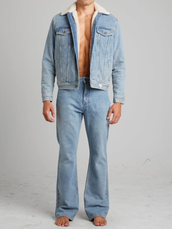 Indigo Denim Flare Pants GUESS