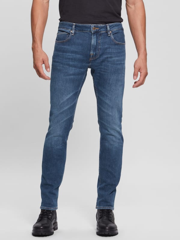 Eco Cashmere Blend Chris Skinny Jeans GUESS Canada