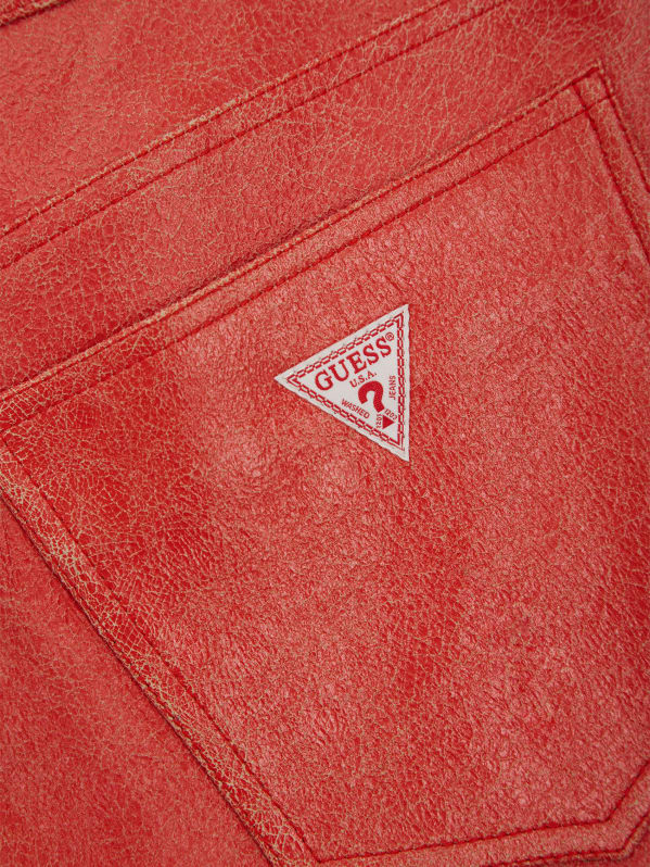 Cracked Leather Pants GUESS