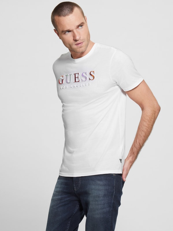 Guess t shirt los angeles clearance