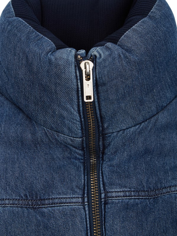 Guess denim on sale puffer jacket