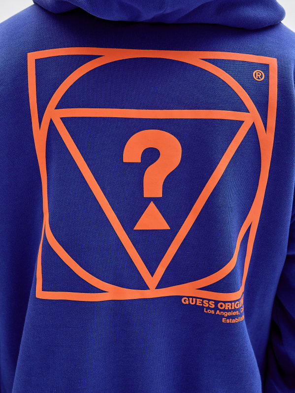 Blue guess deals hoodie