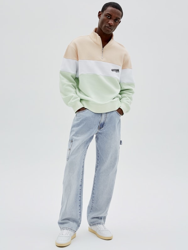 Guess half zip sweater store