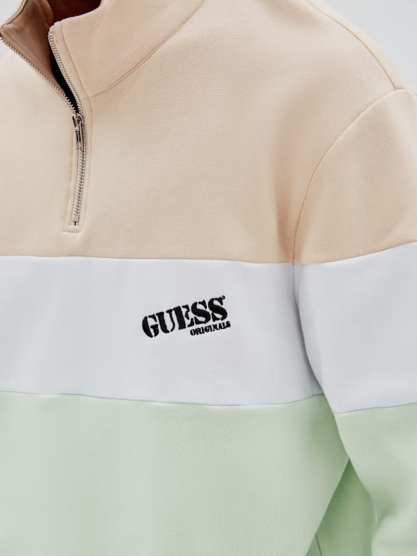 Guess half zip sweater new arrivals