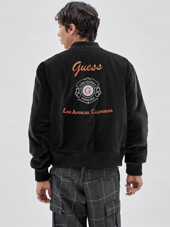 Guess reversible bomber jacket sales