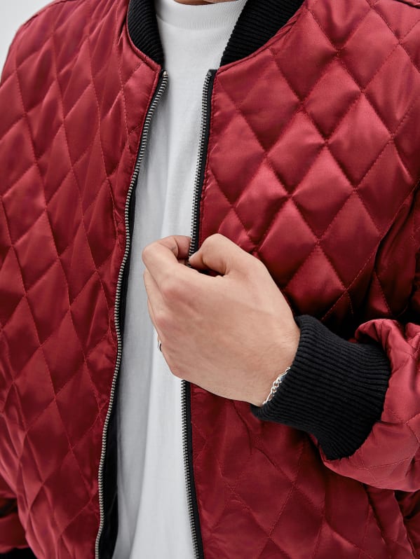 Guess reversible bomber jacket sale