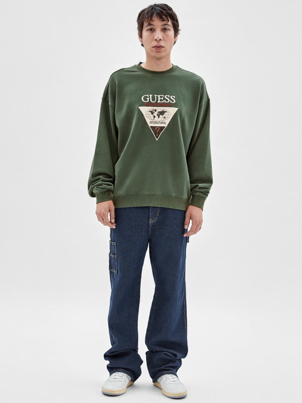 GUESS Originals Triangle Crewneck Pullover | GUESS Canada