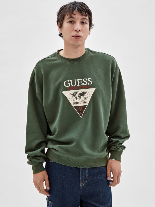 GUESS Originals Triangle Crewneck Pullover | GUESS Canada