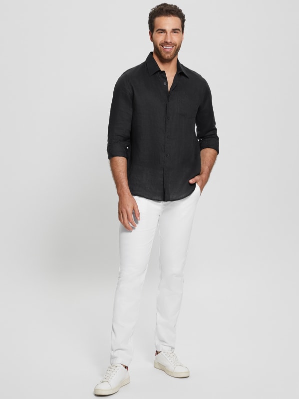 Eco Island Linen Shirt | GUESS Canada