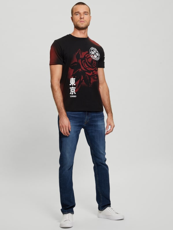 Tee shirt guess noir cheap