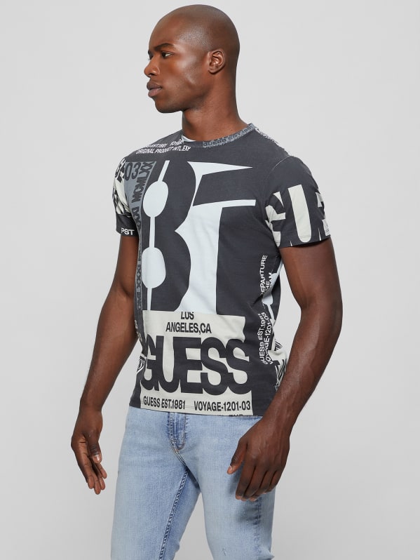 Guess t shirt men sales