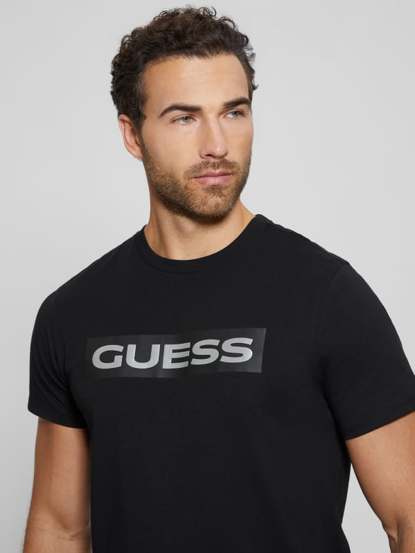All black guess shirt top