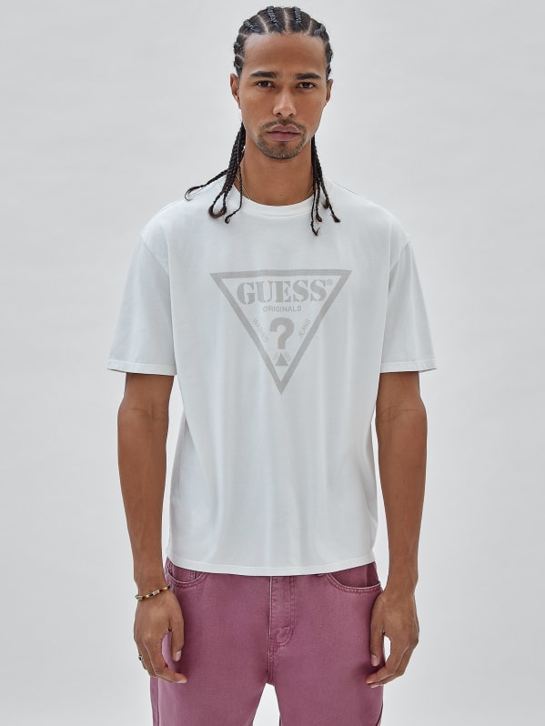 Guess triangle shirt online