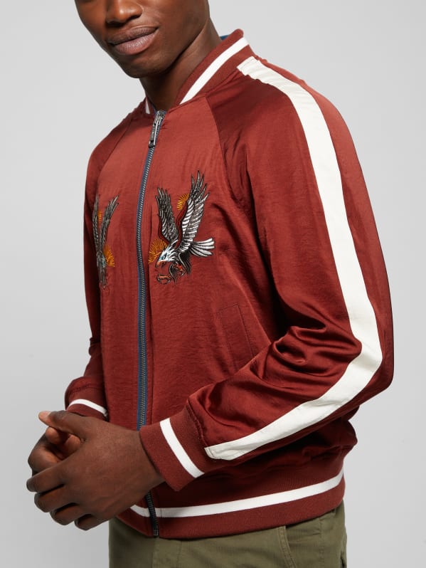 Irvine Reversible Souvenir Jacket | GUESS