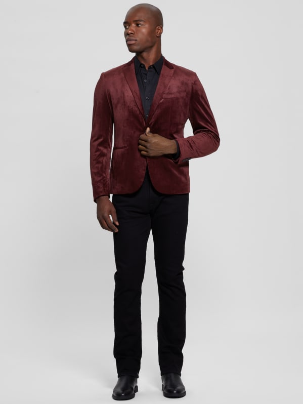 Fulham Velvet Blazer GUESS