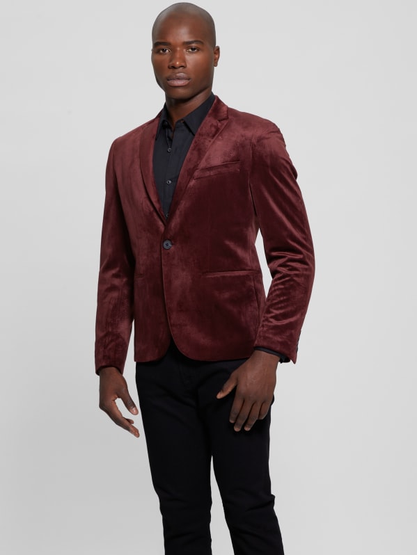 Fulham Velvet Blazer GUESS