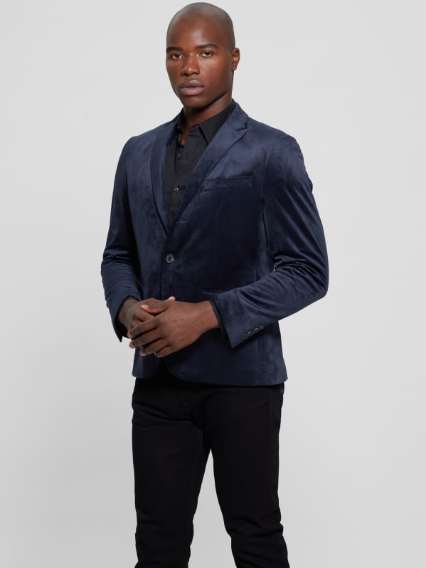 Fulham Velvet Blazer GUESS