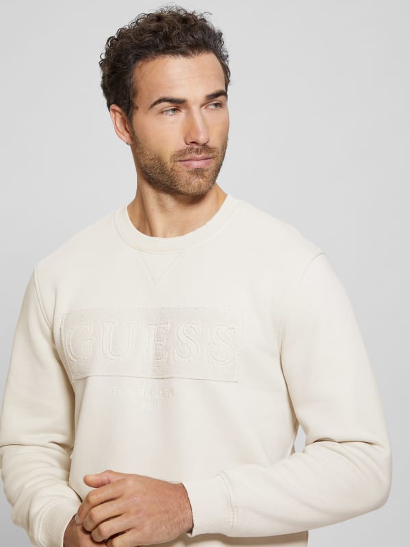 Eco Beau Crewneck Fleece Sweatshirt GUESS Canada