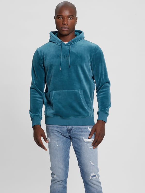 Bonded Velvet GUESS Hoodie GUESS Canada