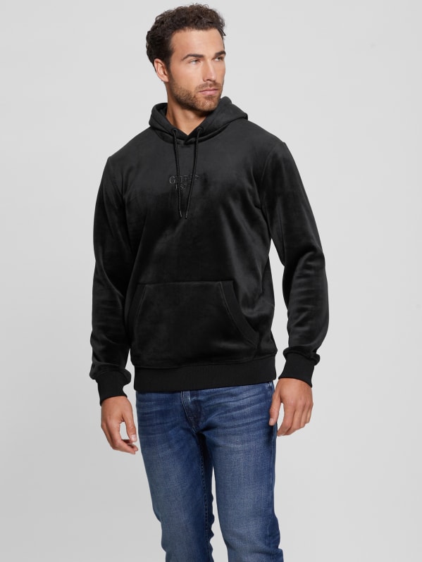 Bonded Velvet GUESS Hoodie GUESS Canada