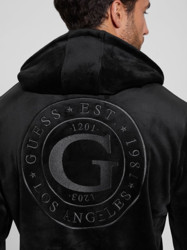 Bonded Velvet GUESS Hoodie GUESS Canada