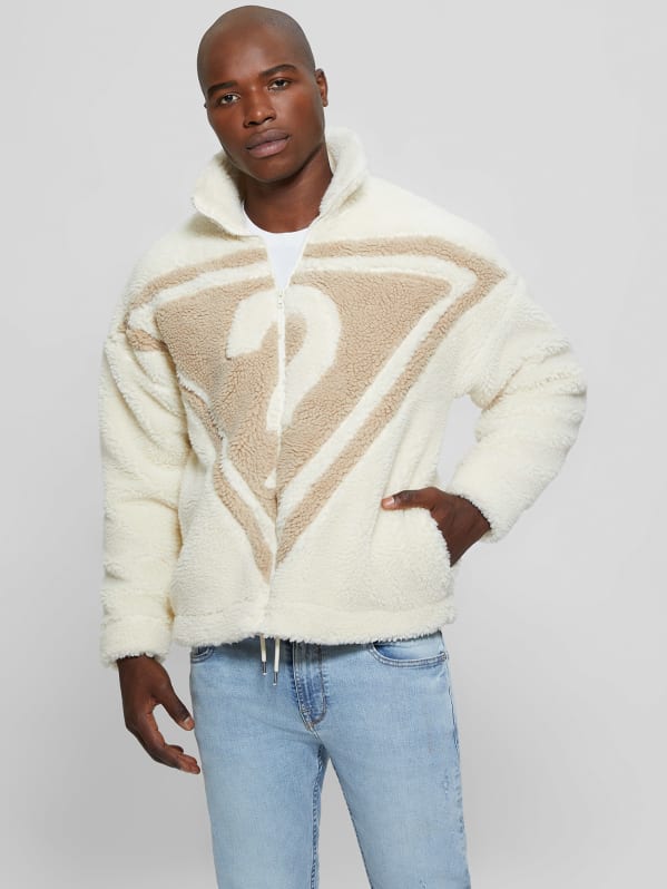 Guess sherpa jacket top