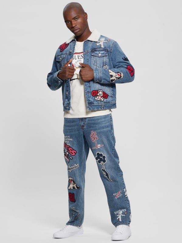 Dean Denim Sherpa Jacket GUESS