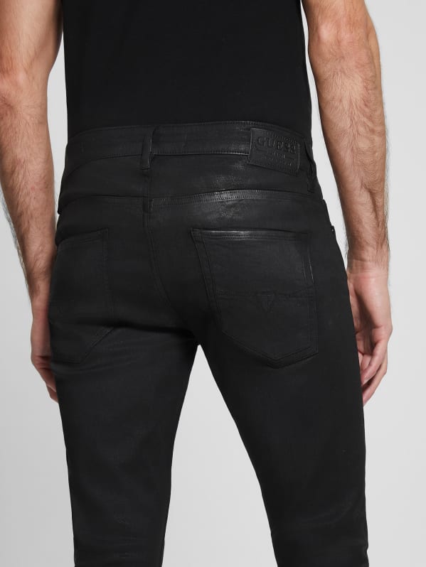 Black coated jamie jeans discount