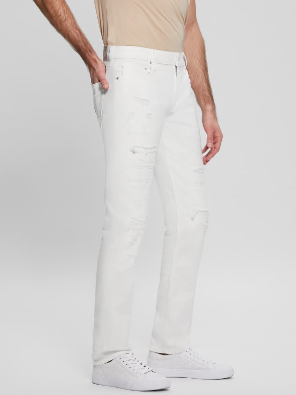 Eco Destroyed Tapered Jeans GUESS