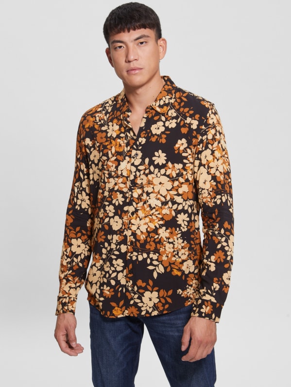 Eco Urban Bloom Shirt GUESS Canada
