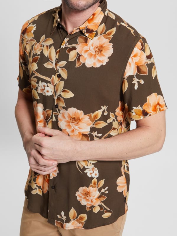 Guess hot sale floral shirt