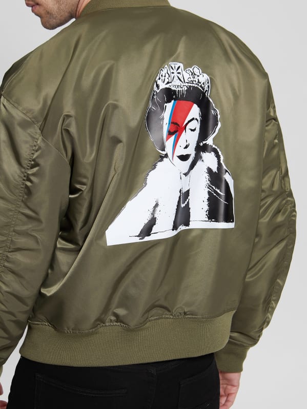 Arenoso Fantasía Machu Picchu Ace Queen Flight Jacket | GUESS