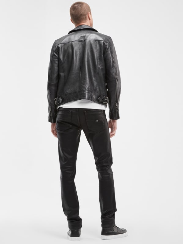 TYPE-2814 Men: Coated jeans with shiny finish