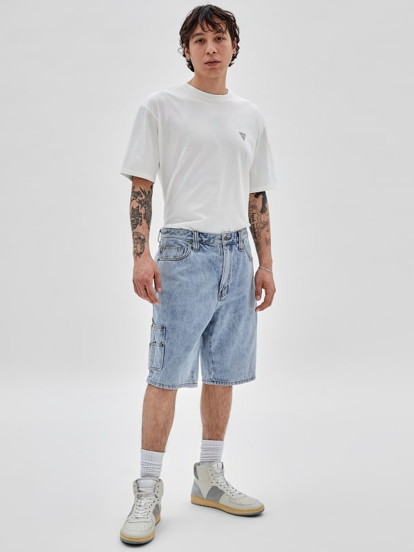 Guess jeans shorts mens clearance