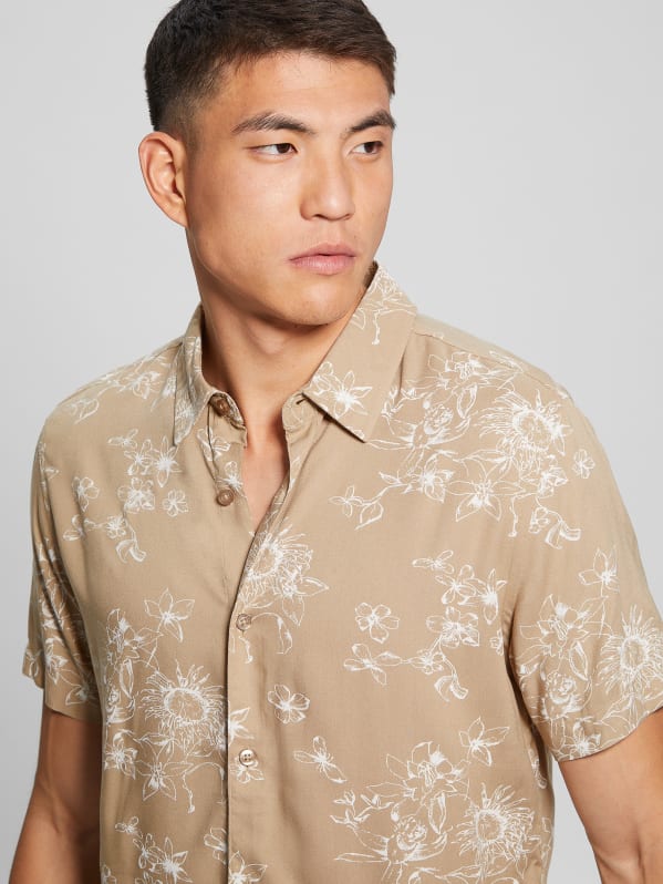 Eco Rayon Floral Shirt