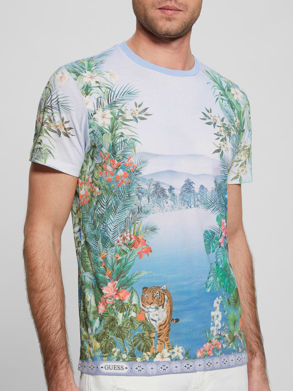 Guess eagle cheap t shirt