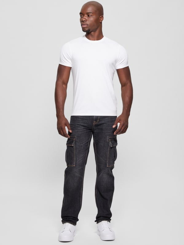 Eco Julianne Denim Cargo Pants | GUESS