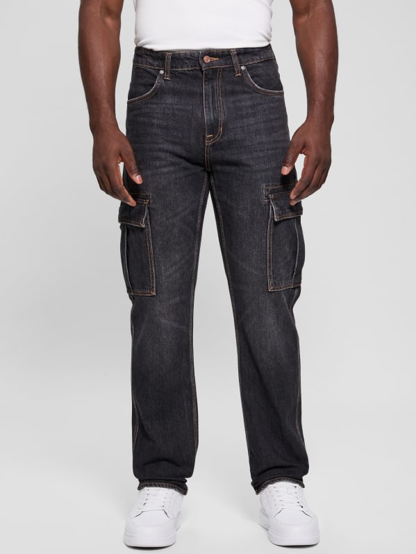 Eco Julianne Denim Cargo Pants | GUESS
