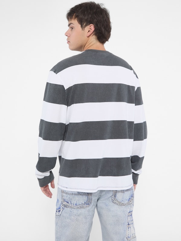 Guess striped long sleeve shirt online