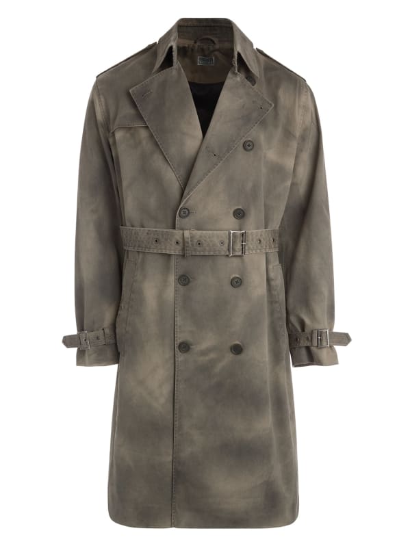 woven trench coat GUESS