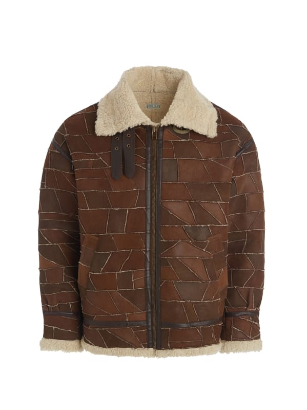 Guess shearling jacket mens outlet