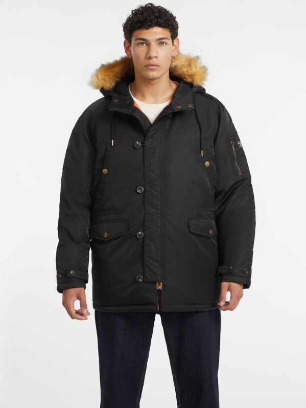 Hooded Nylon Parka GUESS Canada