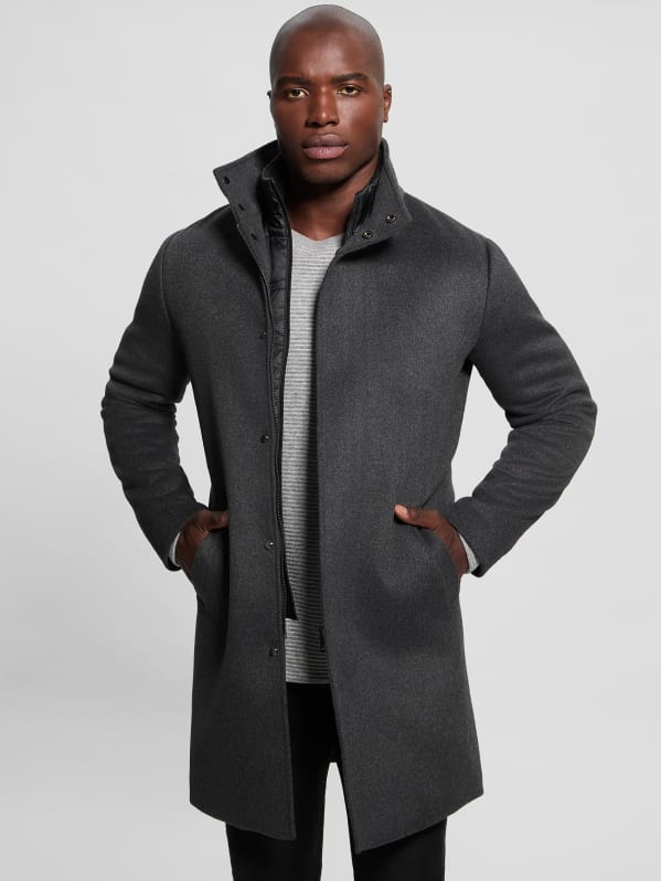 Grey guess coat hotsell