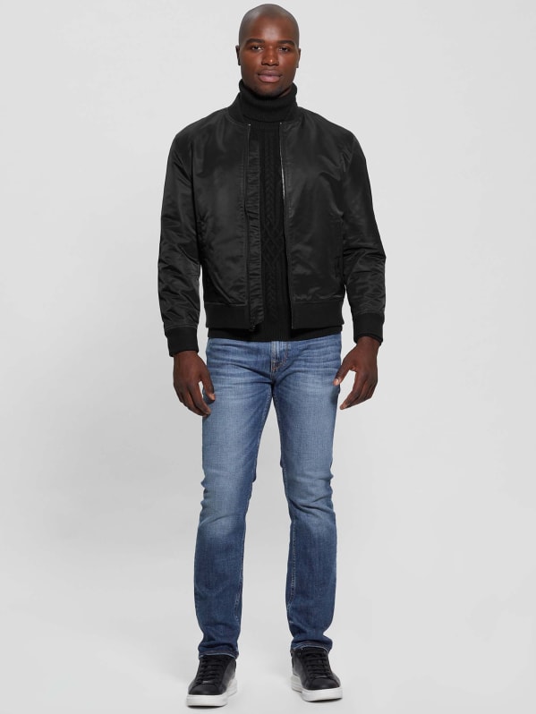 Guess flight jacket sales
