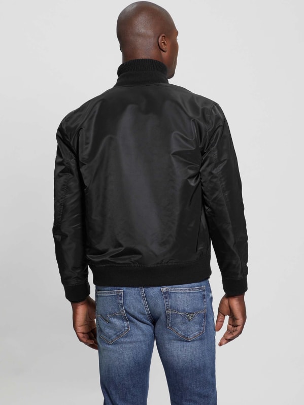 Guess satin bomber jacket cheap