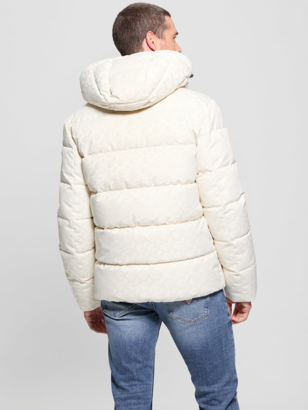 Guess white winter jacket new arrivals
