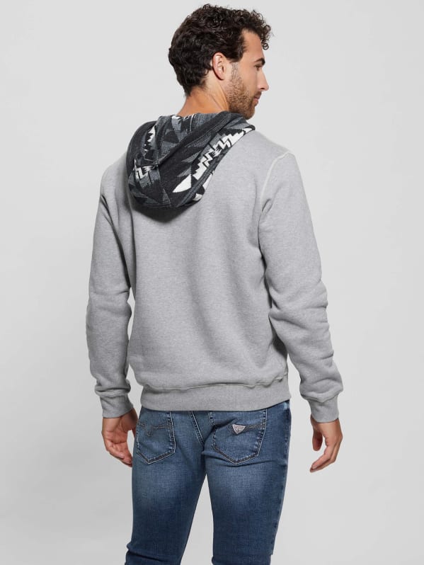 Contrast Hoodie Sweatshirt | GUESS Contrast Hoodie Sweatshirt | GUESS