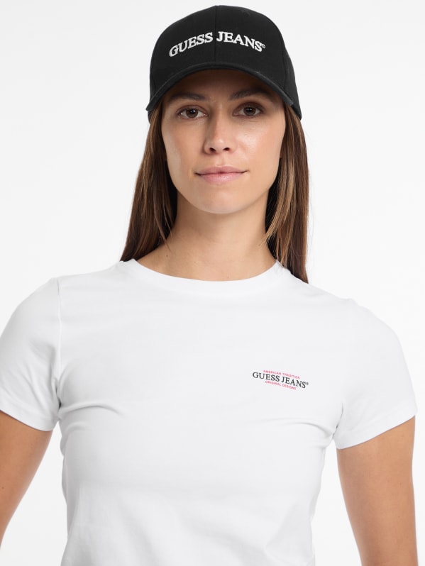 Eco GUESS Jeans Logo Baseball Cap GUESS Canada